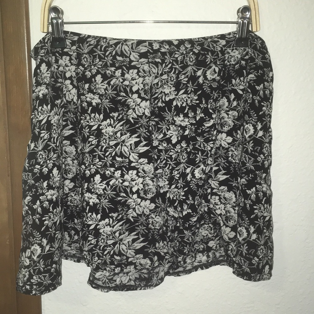 Floral High Waist Flowy Shorts